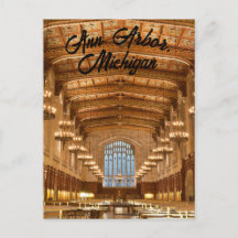 ミシガン州アナーバー ポストカード