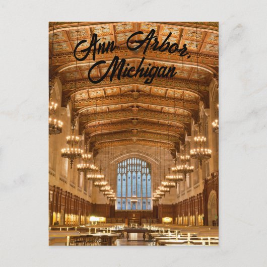 ミシガン州アナーバー ポストカード (正面)