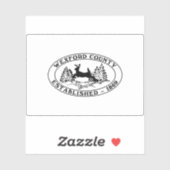 ミシガン州ウェックスフォード州旗 シール (シート)