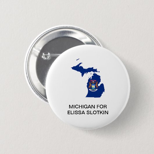 ミシガン州エリッサ・スロトキン上院ボタン 缶バッジ (正面&裏面)