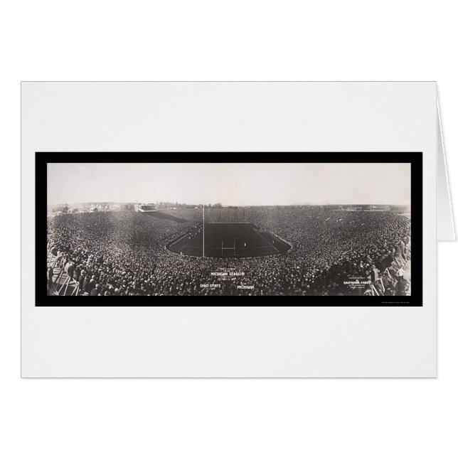 ミシガン州オハイオ州のフットボールの写真1927年 (正面横)