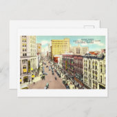 ミシガン州グランドラピッドのヴィンテージビュー ポストカード (正面/裏面)