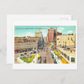 ミシガン州グランドラピッドのヴィンテージビュー ポストカード (正面/裏面)