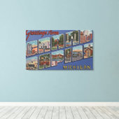 ミシガン州グランドラピッド – ラージレターシーン2 キャンバスプリント (インサイチュ (ウッドフロア))