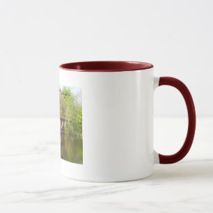 ミシガン州グリーンビルOld Train Trestle Mugs マグカップ