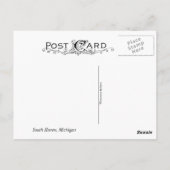 ミシガン州サウスヘイブンの灯台 ポストカード (裏面)
