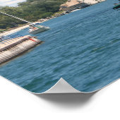 ミシガン州シャルルヴォワでボートを漕ぐ ポスター (角)