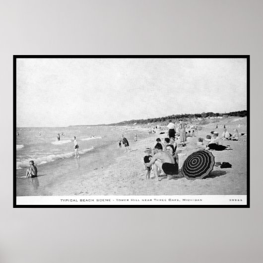 ミシガン州スリーオークスに近いタワーヒルズ ポスター (正面)