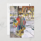 ミシガン州セントアーバーメインのニットガイ ポストカード (正面/裏面)