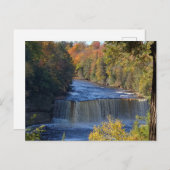 ミシガン州タフカイメノン秋 ポストカード (正面/裏面)