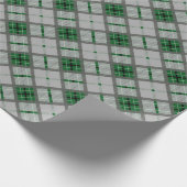 ミシガン州タータンチェック ラッピングペーパー (角)