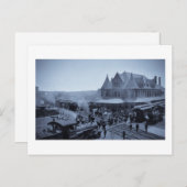 ミシガン州ダーランドのユニオン駅 ポストカード (正面/裏面)