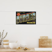 ミシガン州ダーランド – ラージレターのシーン ポスター (キッチン)