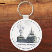 ミシガン州チャルヴォワ キーホルダー (正面)