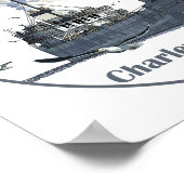 ミシガン州チャルヴォワ ポスター (角)