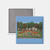 ミシガン州チューリップタイムオランダ マグネット (正面/裏面)