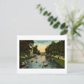 ミシガン州デトロイトのグランドカナルベルアイル ポストカード (スタンド正面)