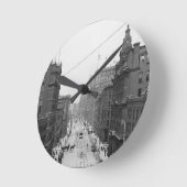 ミシガン州デトロイトのグリスウォルド通り。1906壁時計 ラウンド壁時計 (傾斜)