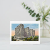 ミシガン州デトロイトのゼネラルモーターズ建物 ポストカード (スタンド正面)