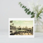 ミシガン州デトロイトのハーバーシーン ポストカード (スタンド正面)