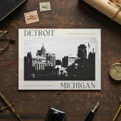 ミシガン州デトロイトの時代を超越したエレガンス ポストカード