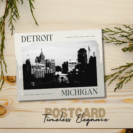 ミシガン州デトロイトの時代を超越したエレガンス ポストカード