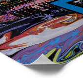 ミシガン州デトロイトの落書き ポスター (角)