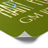 ミシガン州デトロイトの観光スポット&有名な場所。 ポスター (角)