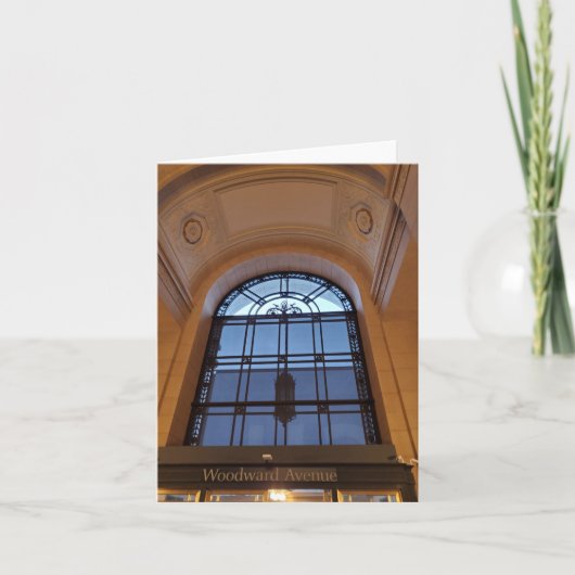 ミシガン州デトロイト・ウッドワード・アヴェ カード (正面)