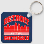 ミシガン州デトロイト キーホルダー (裏面)