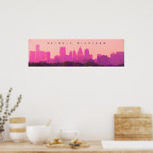 ミシガン州デトロイト ポスター (キッチン)