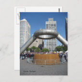 ミシガン州デトロイト ポストカード (正面/裏面)