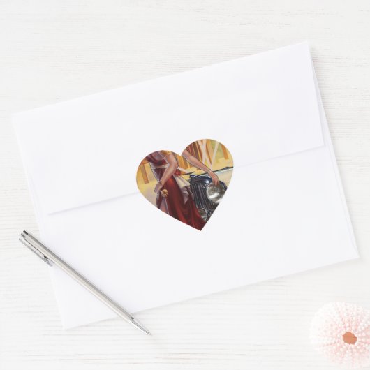 ミシガン州デトロイト |モーターシティ ハートシール (封筒)