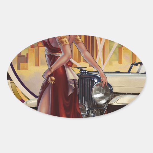 ミシガン州デトロイト |モーターシティ 楕円形シール (正面)