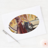 ミシガン州デトロイト |モーターシティ 楕円形シール (封筒)