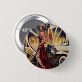 ミシガン州デトロイト |モーターシティ 缶バッジ (正面&裏面)