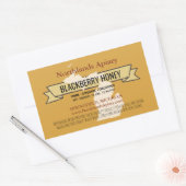 ミシガン州ハニー製品長方形シール 長方形シール (封筒)