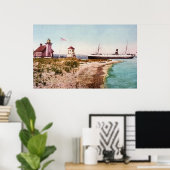 ミシガン州ハーバーポイントのSS Manitou ポスター (ホームオフィス)