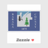 ミシガン州バラガ州旗 シール (シート)