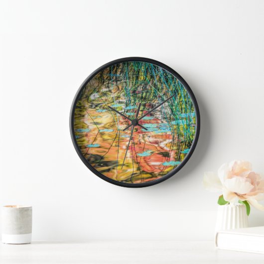 ミシガン州ヒアワタ国有林のカウンシル湖 壁時計 (ホーム)