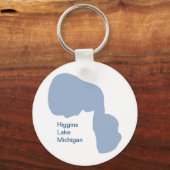 ミシガン州ヒギンズ湖 キーホルダー (正面)