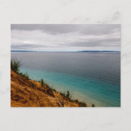 ミシガン州ピラミッドポイントから見たマニトー諸島 ポストカード