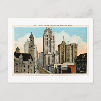 ミシガン州フォート通りデトロイト ポストカード