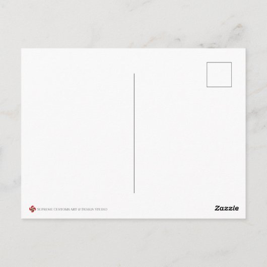 ミシガン州フランケンムース |ヴィンテージ ポストカード (裏面)