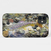 ミシガン州ブラウン・トラウト Case-Mate iPhoneケース (裏面(横))