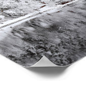 ミシガン州ブラックリバーハーバーブリッジ ポスター (角)