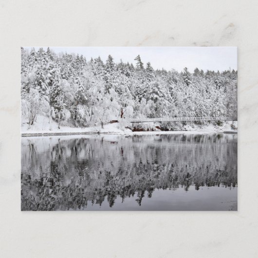 ミシガン州ブラックリバーハーバーブリッジ ポストカード (正面)