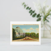 ミシガン州ベルアイルパークの園芸用建物 ポストカード (スタンド正面)