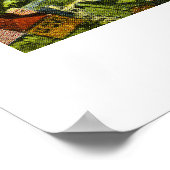 ミシガン州マケットの航空写真 ポスター (角)