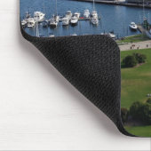 ミシガン州マッキナックアイランド&ハーバー マウスパッド (コーナー)